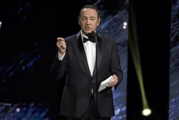 Kevin Spacey presents the award for excellence in television at the BAFTA Los Angeles Britannia Awards at the Beverly Hilton Hotel on Friday, Oct. 27, 2017, in Beverly Hills, Calif. Kevin Spacey presents the award for excellence in television at the BAFTA Los Angeles Britannia Awards at the Beverly Hilton Hotel on Friday, Oct. 27, 2017, in Beverly Hills, Calif. - Sputnik International