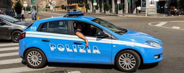 Police car in Italy Police car in Italy - Sputnik International
