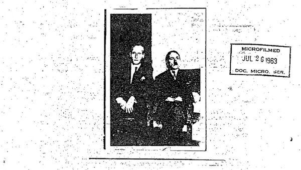 Screenshot of a CIA document with a picture of the alleged Hitler - Sputnik International