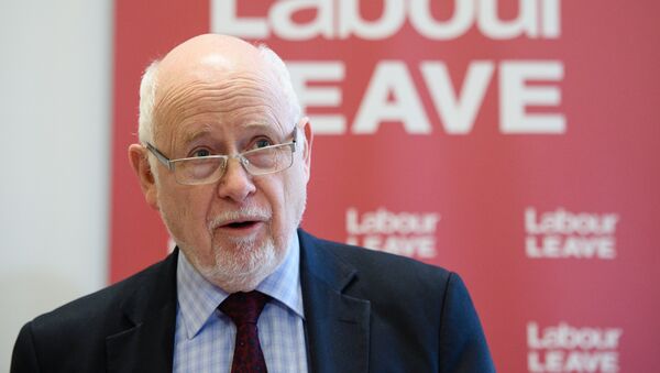 British opposition Labour party MP for Luton North, Kelvin Hopkins, speaks at the launch of the Labour Leave campaign in central London on January 20, 2016 - Sputnik International