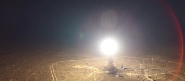 Intercontinental ballistic missile is launched from the Kapustin Yar Intercontinental ballistic missile is launched from the Kapustin Yar - Sputnik International