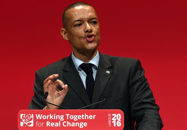 Shadow Secretary of State for Defence Clive Lewis speaks on the second day of the Labour Party Conference in Liverpool, north west England on September 26, 2016 - Sputnik International