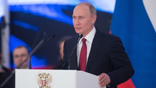 Russian President Vladimir Putin presents Russian state awards on National Unity Day - Sputnik International