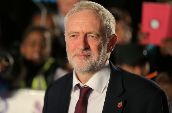 Britain's opposition Labour Party leader, Jeremy Corbyn, arrives for the Pride of Britain Awards in London, Britain, October 30, 2017. Britain's opposition Labour Party leader, Jeremy Corbyn, arrives for the Pride of Britain Awards in London, Britain, October 30, 2017. - Sputnik International