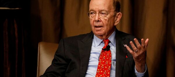 Commerce Secretary Wilbur Ross speaks to the Economic Club of New York in New York City, U.S., October 25, 2017 - Sputnik International
