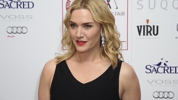 In this Jan. 17, 2016 file photo, Kate Winslet poses for photographers at the Critics Circle Awards at a central London venue, London. - Sputnik International