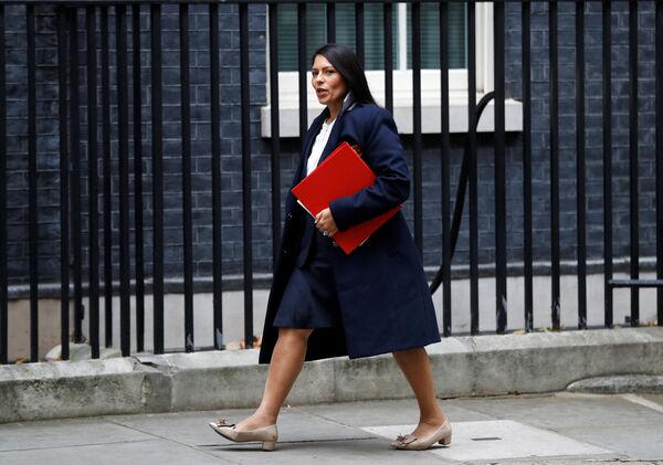 Priti Patel, then Britain's Secretary of State for International Development arrives in Downing Street, in London, October 31, 2017 Priti Patel, then Britain's Secretary of State for International Development arrives in Downing Street, in London, October 31, 2017 - Sputnik International