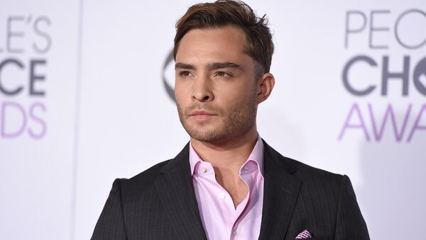 Ed Westwick arrives at the People's Choice Awards at the Microsoft Theater in Los Angeles. (File) - Sputnik International