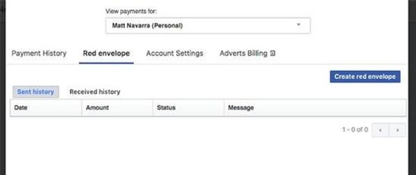 Matt Navarra, the director of social media at The Next Web, shared screenshots of Facebook's red envelope feature on Twitter. Matt Navarra, the director of social media at The Next Web, shared screenshots of Facebook's red envelope feature on Twitter. - Sputnik International