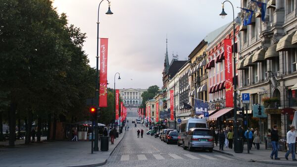Karl Johan's Gate Street, Oslo - Sputnik International