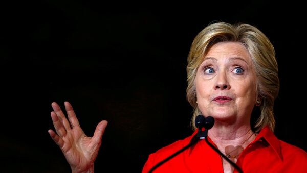 Democratic presidential candidate Hillary Clinton speaks at Johnstown Wire Technologies in Johnstown, Pennsylvania, US on July 30, 2016. - Sputnik International