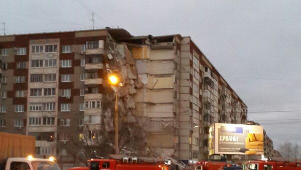 Обрушение жилого дома в Ижевске - Sputnik International