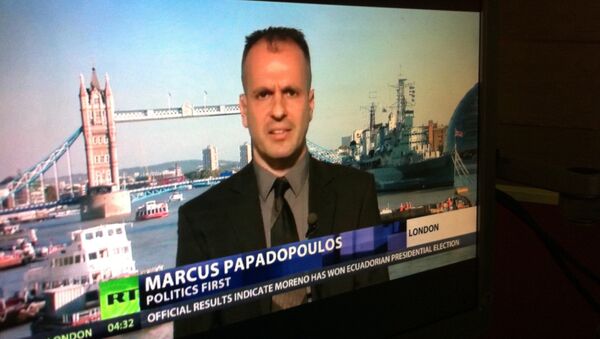 Chief Editor of the UK magazine Politics First Marcus Papadopoulos - Sputnik International