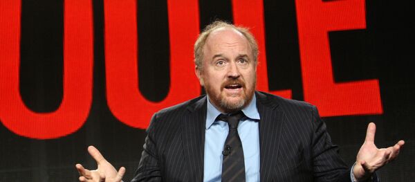 Cast members Pamela Adlon and Louis C.K. participate in the Louie panel at the Television Critics Association (TCA) Winter Press Tour in Pasadena, California, U.S., January 18, 2015 - Sputnik International