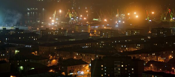 Murmansk at night - Sputnik International