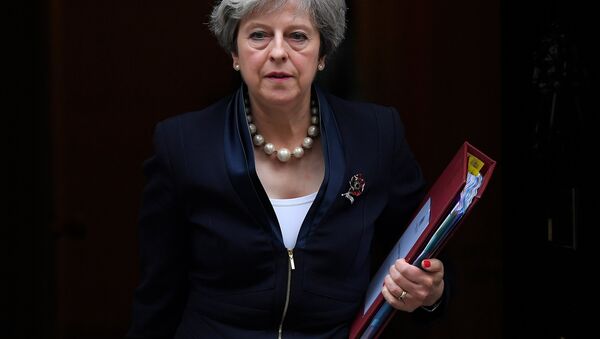 Britain's Prime Minister Theresa May leaves 10 Downing Street in London, November 1, 2017 - Sputnik International
