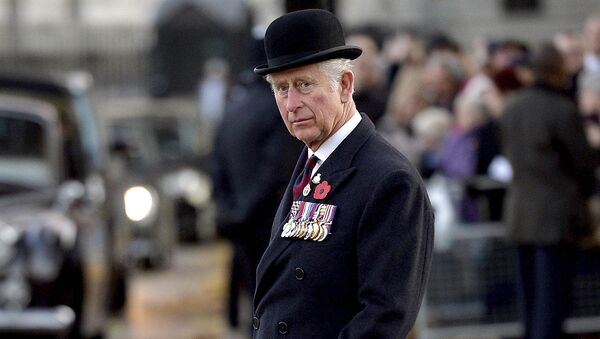 Britain's Prince Charles, The Prince of Wales after laying a wreath during Remembrance Day at the Guards' Memorial in London, Sunday Nov. 12, 2017 - Sputnik International
