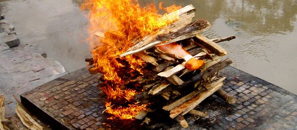 Bagamati cremation Bagamati cremation - Sputnik International
