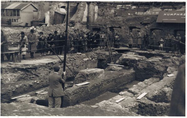 Temple of Mithras dig, 1954 - Sputnik International