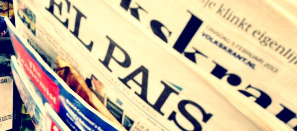 Spanish press, the cover of the newspaper El País (file) Spanish press, the cover of the newspaper El País (file) - Sputnik International