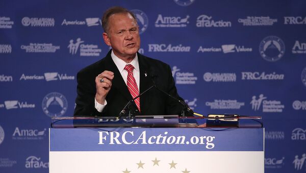 Roy Moore, GOP Senate candidate and former chief justice on the Alabama Supreme Court speaking during the annual Family Research Council's Values Voter Summit at the Omni Shorham Hotel in Washington, DC - Sputnik International