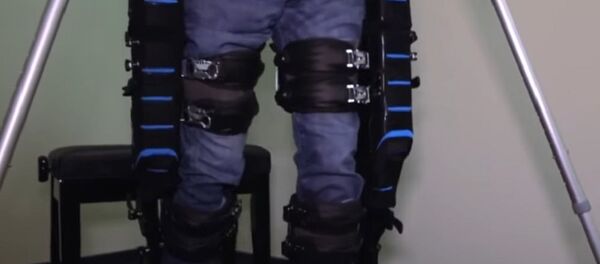 Exoskeleton from the Russian company ExoAtlet Exoskeleton from the Russian company ExoAtlet - Sputnik International