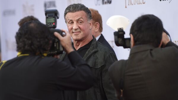 Sylvester Stallone arrives at the U.S. premiere of The Promise at the TCL Chinese Theatre on Wednesday, April 12, 2017, in Los Angeles - Sputnik International