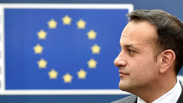 Ireland's Taoiseach Leo Varadkar arrives at the EU summit meeting in Brussels, Belgium, October 19, 2017.  - Sputnik International