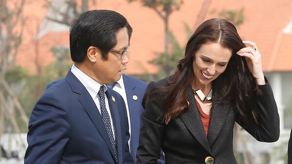 New Zealand Prime Minister Jacinda Ardern arrives at Danang Convention Center for the APEC CEO Summit ahead of the Asia-Pacific Economic Cooperation (APEC) leaders summit in Danang, Vietnam, 10 November 2017 - Sputnik International