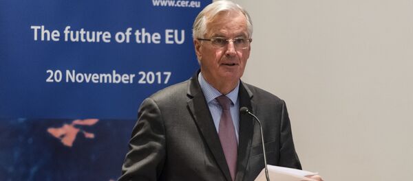 European Union chief Brexit negotiator Michel Barnier gives the keynote address on Brexit during a conference to mark the launch of the Centre for European Reform's new office in Brussels - Sputnik International