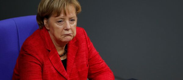 German Chancellor Angela Merkel attends a session of the Bundestag in Berlin, Germany, November 21, 2017 - Sputnik International