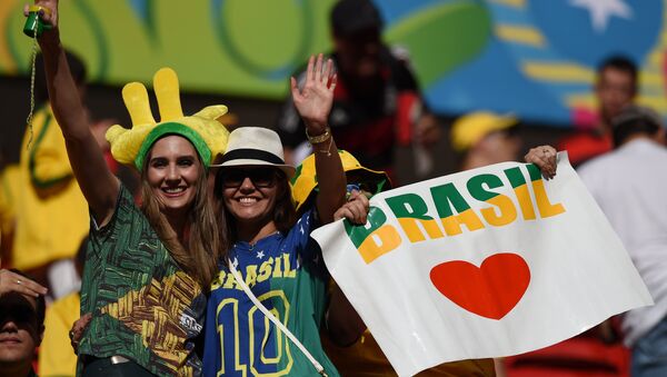 Brazilian football fans (File) - Sputnik International