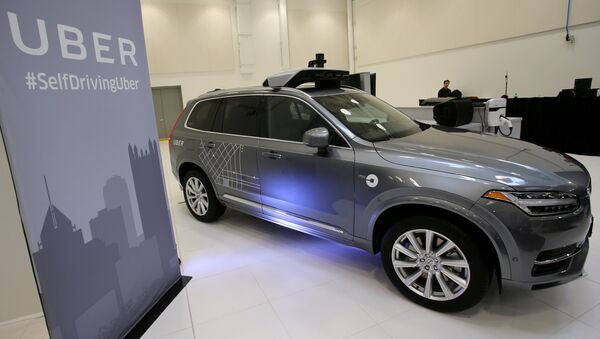 Uber's Volvo XC90 self driving car is shown during a demonstration of self-driving automotive technology in Pittsburgh, Pennsylvania, U.S. September 13, 2016 - Sputnik International