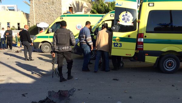 Ambulances in the Egyptian town of El-Arish. (File) - Sputnik International