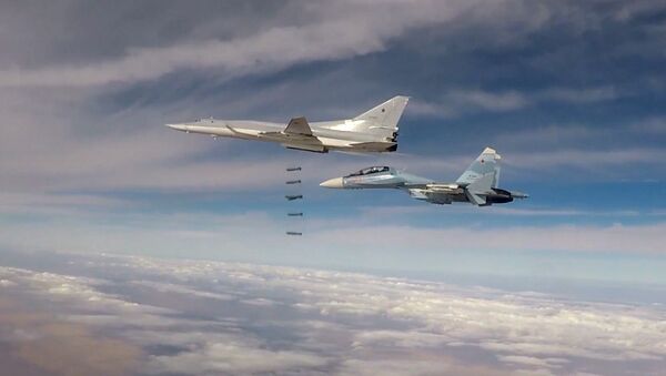 Six Tu-22M3 bombers strike terrorist facilities in Syria - Sputnik International