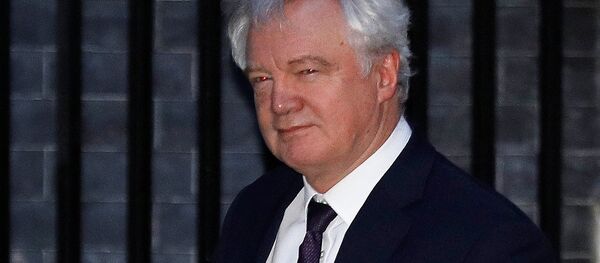 Britain's Secretary of State for Exiting the European Union David Davis arrives at 10 Downing Street, London, November 22, 2017. - Sputnik International