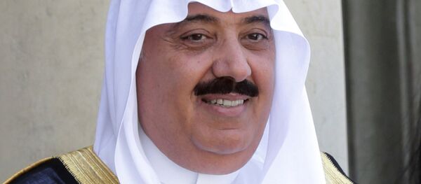 Saudi Arabian Prince Miteb bin Abdullah at the Elysee Palace in Paris, France, June 18, 2014 Saudi Arabian Prince Miteb bin Abdullah at the Elysee Palace in Paris, France, June 18, 2014 - Sputnik International