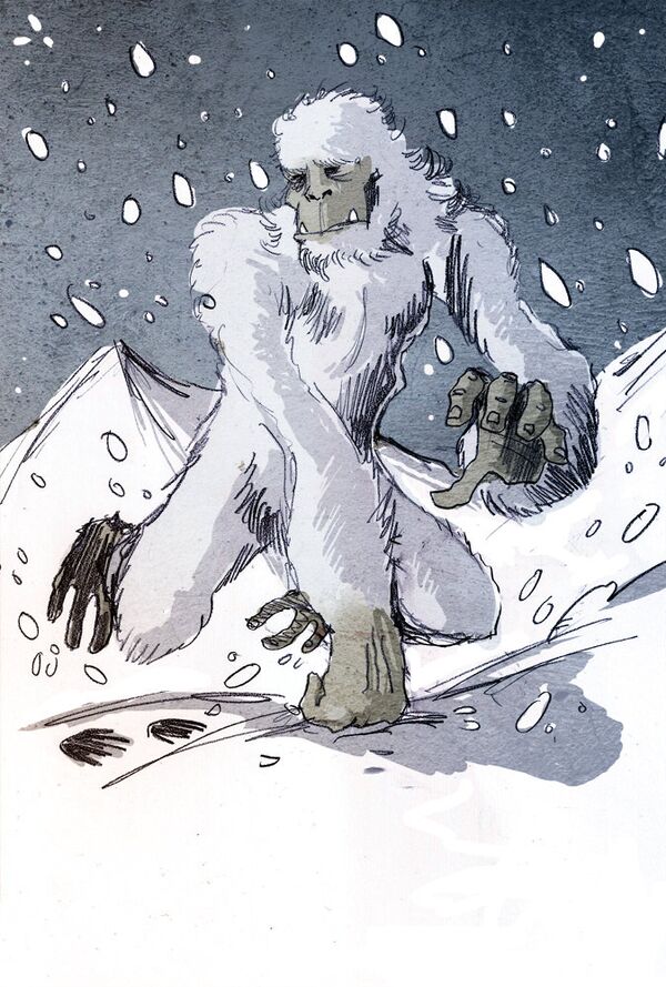 An illustration of the legendary Yeti An illustration of the legendary Yeti - Sputnik International
