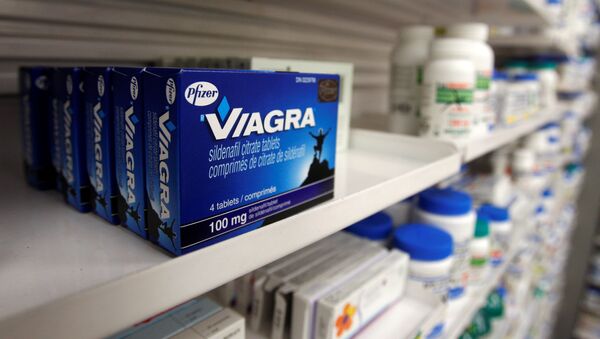 A box of Viagra, typically used to treat erectile dysfunction, is seen in a pharmacy in Toronto January 31, 2008. - Sputnik International