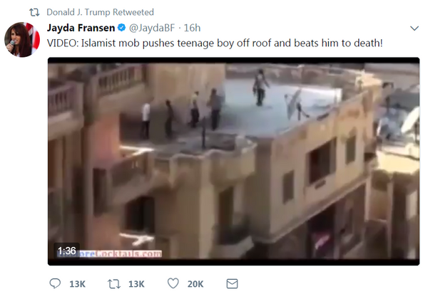 US President Donald Trump retweets videos from Jayda Frensen US President Donald Trump retweets videos from Jayda Frensen - Sputnik International