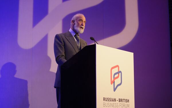 Prince Michael of Kent speaks at the Russian-British Business Forum in London - Sputnik International