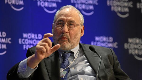 Joseph Stiglitz at World Economic Forum Annual Meeting in Davos. (File) - Sputnik International