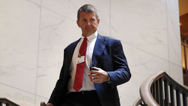 Blackwater founder Erik Prince arrives for a closed meeting with members of the House Intelligence Committee, Thursday, Nov. 30, 2017, on Capitol Hill in Washington - Sputnik International