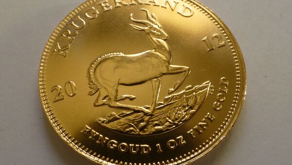 South African gold coin - Sputnik International
