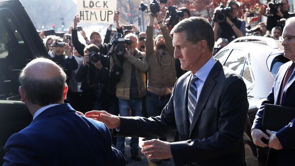Former U.S. National Security Adviser Michael Flynn departs U.S. District Court after pleading guilty to lying to the FBI about his contacts with Russia's ambassador to the United States, in Washington, U.S., December 1, 2017 - Sputnik International