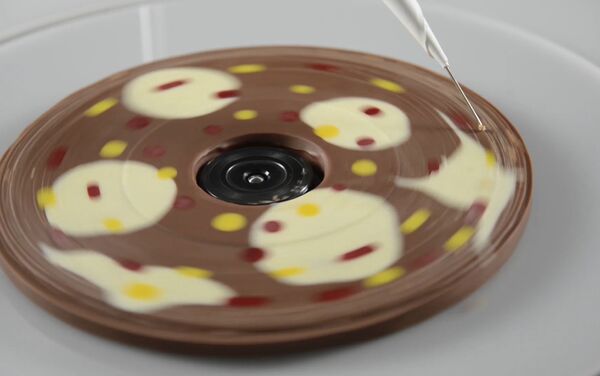 Chocolate record disk - Sputnik International