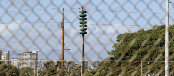 A Hawaii Civil Defense Warning Device, which sounds an alert siren during natural disasters, is shown in Honolulu on Wednesday, Nov. 29, 2017 A Hawaii Civil Defense Warning Device, which sounds an alert siren during natural disasters, is shown in Honolulu on Wednesday, Nov. 29, 2017 - Sputnik International