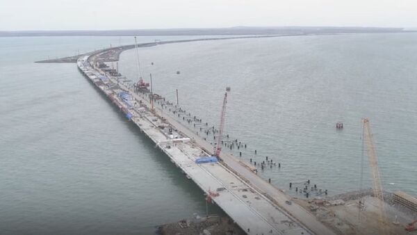 The Crimea Bridge Just Took Another Step Towards Completion - Sputnik International