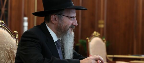 Главный раввин России /по версии ФЕОР/ Берл Лазар. Архив Главный раввин России /по версии ФЕОР/ Берл Лазар. Архив - Sputnik International