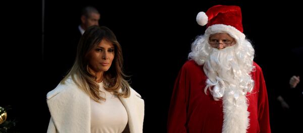 U.S. first lady Melania Trump arrives to make annual Christmas visit to Children's National Hospital in Washington, U.S - Sputnik International